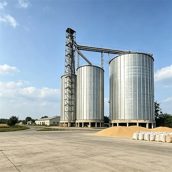 Flat Bottom Grain Steel Silo